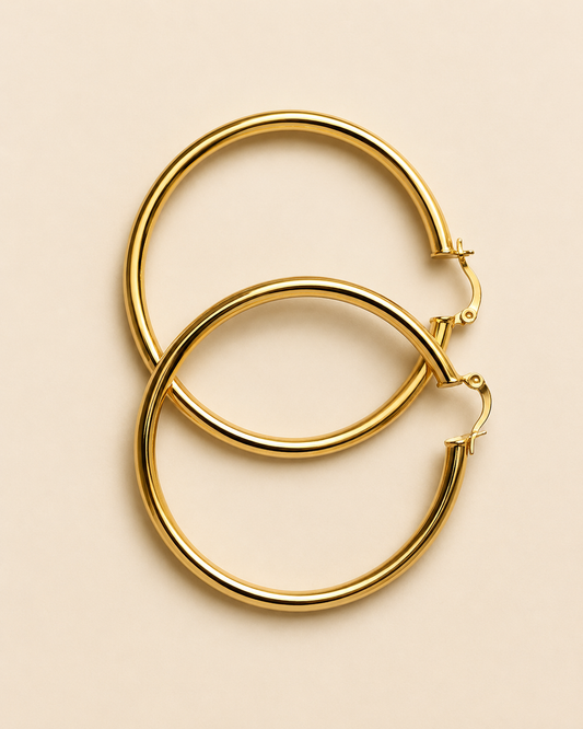 Classic Gold Hoop Earrings